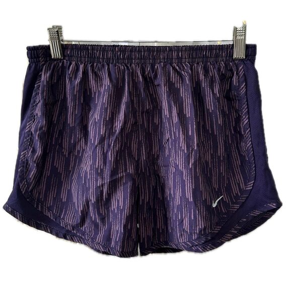 Nike Dri-Fit Women's Purple Brief-Lined 10K Running Runner Athletic Shorts S - Picture 1 of 6